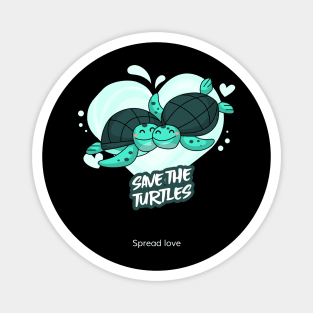 Save the turtles Magnet